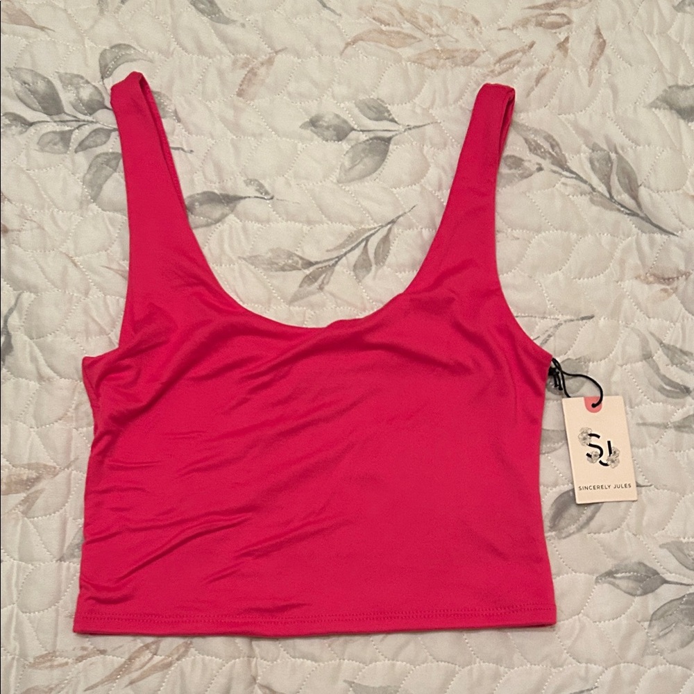 Sincerely Jules Vibrant Cropped Tank Top